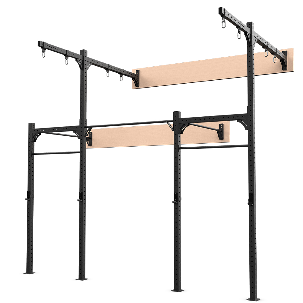 Väggmonterad Rigg Eleiko XF 80 Ringar/Rep 4,2 M